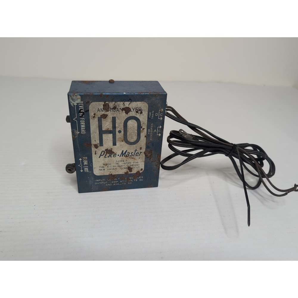 AMERICAN FLYER HO Pike-Master 32663 Train Power Transformer MADE JAPAN VINTAGE